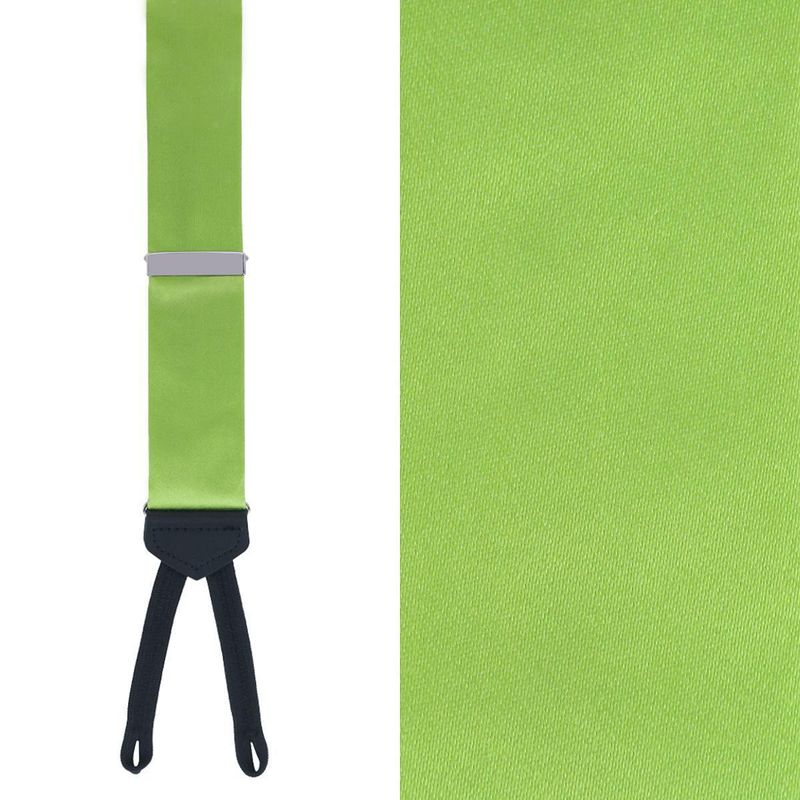 Trafalgar Men's Sutton Solid Color Silk Formal End Suspenders — image 2 of 3